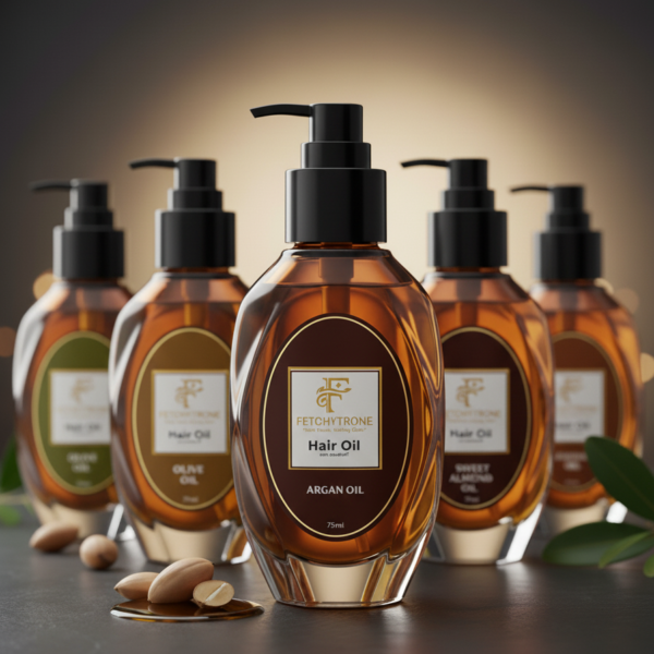 FETCHYTRONE Hair oils (Argan - Coconut - Olive - Sweet Almond - Jojoba )