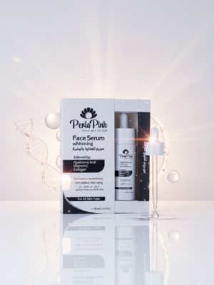 perla pink face serum
