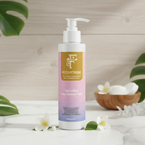 Fetchy trone face cleanser foam/gel